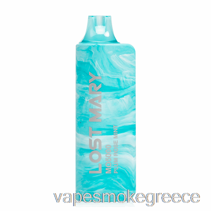 Vape Greece Lost Mary Mo5000 μιας χρήσης δαμάσκηνο τριαντάφυλλο μέντα
